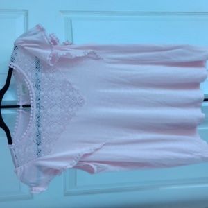 Greige women's pink embroider top size L